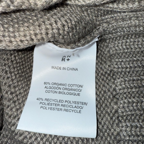 Alp + Rock Organic Cotton Oversized Turtleneck Ski Sweater Orig $268 Like New - Picture 4 of 4